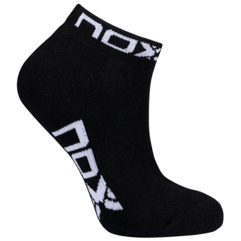 ნოქსი წინდები შავი თეთრი ლოგოთი NOX pack of sneaker performance socks black/white