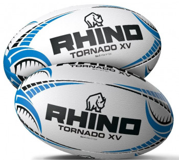რაგბის ბურთი Rhino Tornado XV თეთრი, ზომა 5