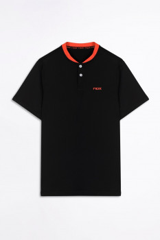 სპორტული მაისური MEN'S POLO SHIRT TEAM REGULAR BLACK SIZE S