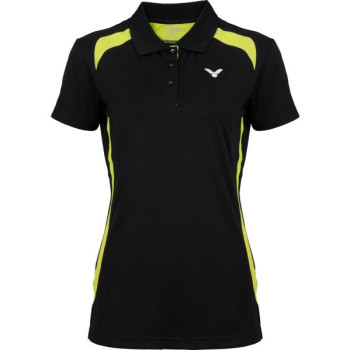 ვიქტორი ქალის შავი მაისური VICTOR Polo Function Female black 6969 size 34