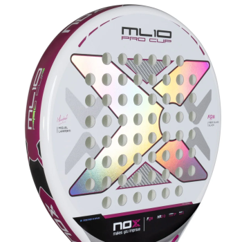 პადელის ჩოგანი NOX ML10 PRO CUP SILVER BY MIGUEL LAMPERTI RACKET