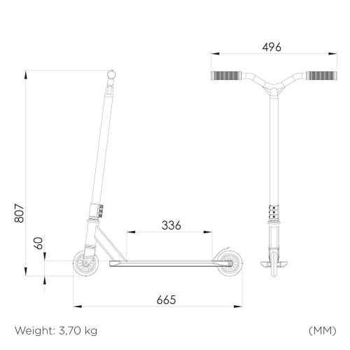 სკუტერი Stiga Trick Scooter Hood