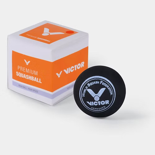 ვიქტორი სქვოშის ბურთი წითელი წერტილით VICTOR SQUASHBALL red