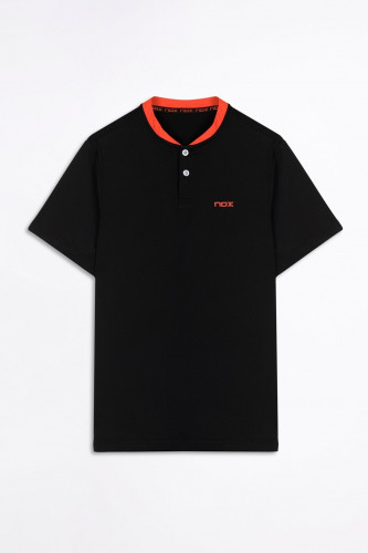სპორტული მაისური MEN'S POLO SHIRT TEAM REGULAR BLACK SIZE S