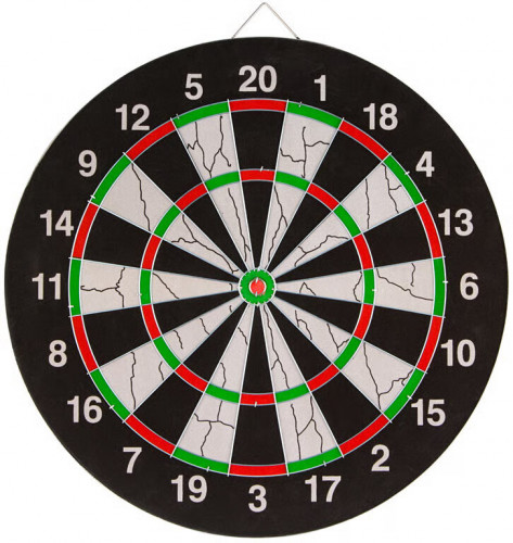 დარცის დაფა TAIKINYS ABBEY DARTS 52AL FLOCK II