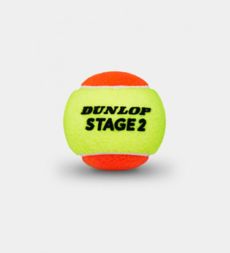 ჩოგბურთის ბურთი 3 ცალი Dunlop STAGE 2 ORANGE ITF